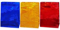 пакет подарочный бумажный ГОЛОГРАФИЯ 33*45,7*10,2см (gold,red,blue) (J) Антелла